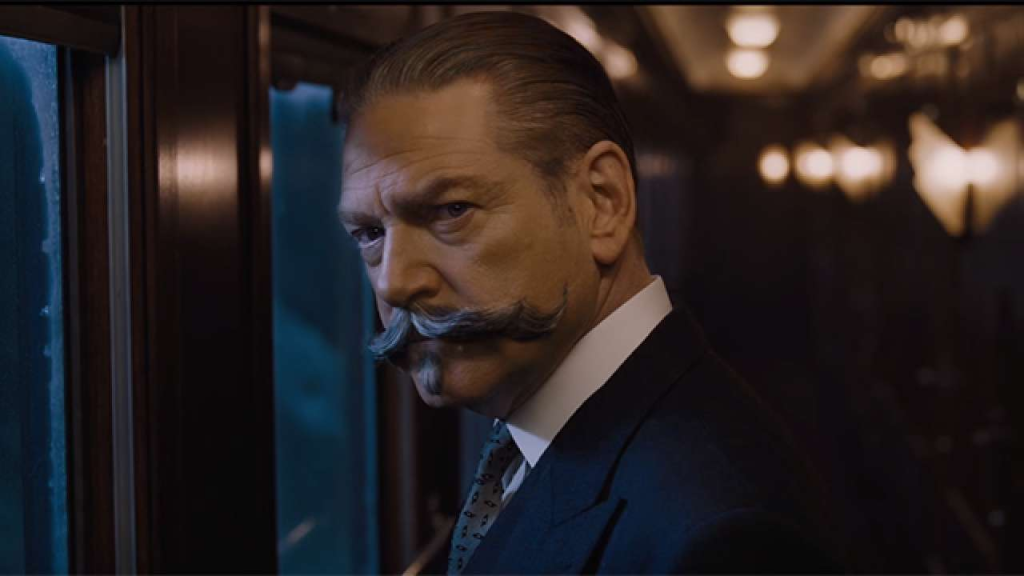 Kenneth Branagh as detective Hercule Poirot